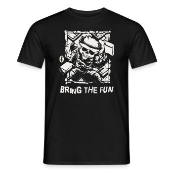 Bring the fun - Men's T-Shirt - black - Front - AI Model Male 178 light (178cm)