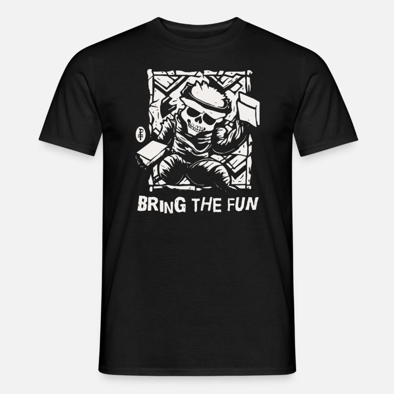 Bring den Spaß mit - Männer T-Shirt - Schwarz