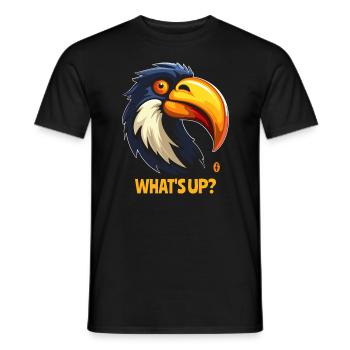 What's going on! Toucan Jungle Bird - Men's T-Shirt - black - Front - AI Model Male 178 light (178cm)