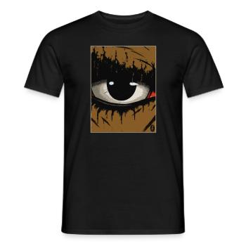 A woman's all-seeing eye - Men's T-Shirt - black - Front - AI Model Male 178 light (178cm)