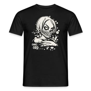 Good Love : Anime Manga Girl - T-shirt homme - noir - Devant - AI Model Male 178 light (178cm)