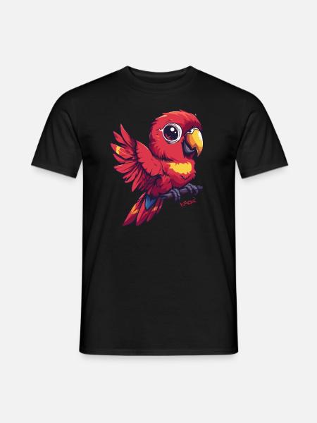 Perroquet super mignon - T-shirt homme - noir