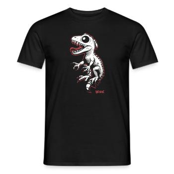 Drôle Cool Gris Lézard Blanc - T-shirt homme - noir - Devant - AI Model Male 178 light (178cm)