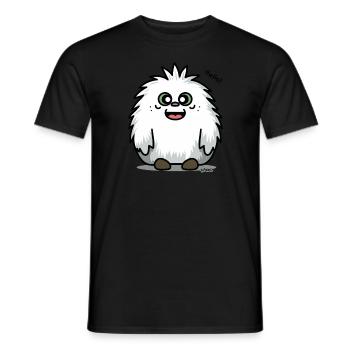 Hello little funny, adorable monster - Men's T-Shirt - black - Front - AI Model Male 178 light (178cm)