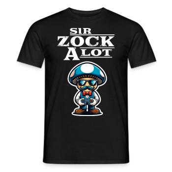 Fun Gamer Gaming - Men's T-Shirt - black - Front - AI Model Male 178 light (178cm)