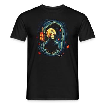 Dämonen sind auch Menschen - Männer T-Shirt - Schwarz - Vorne - AI Model Male 178 light (178cm)