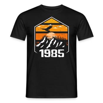 Jubiläum 1985 Jahrgang 1985 Hergestellt im Jahr 1985 - Männer T-Shirt - Schwarz - Vorne - AI Model Male 178 light (178cm)
