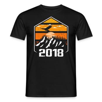 Jubiläum 2018 Jahrgang 2018 Hergestellt im Jahr 2018 - Männer T-Shirt - Schwarz - Vorne - AI Model Male 178 light (178cm)