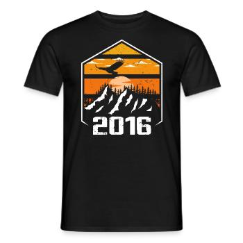 Jubiläum 2016 Jahrgang 2016 Hergestellt im Jahr 2016 - Männer T-Shirt - Schwarz - Vorne - AI Model Male 178 light (178cm)