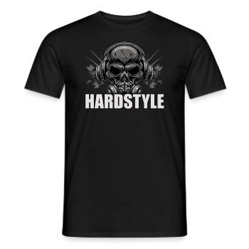 Hardstyle - T-shirt homme - noir - Devant - AI Model Male 178 light (178cm)