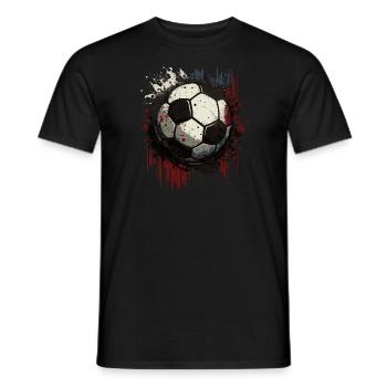 Football - T-shirt homme - noir - Devant - AI Model Male 178 light (178cm)