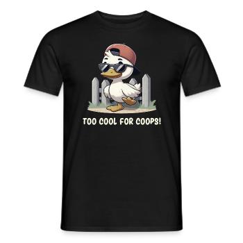 Goose - Funny Goose - Goose Humor - Goose Humor - Männer T-Shirt - Schwarz - Vorne - AI Model Male 178 light (178cm)
