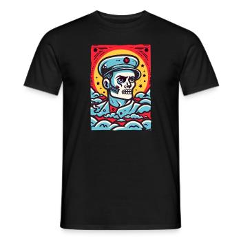 La mission du soldat zombie : être supérieur - T-shirt homme - noir - Devant - AI Model Male 178 light (178cm)
