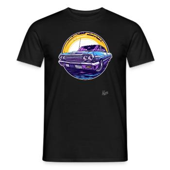 Klassischer Oldtimer: Lowrider-Legende - Männer T-Shirt - Schwarz - Vorne - AI Model Male 178 light (178cm)