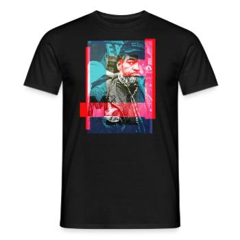 NYC Man - Analog Past 2023 - Männer T-Shirt - Schwarz - Vorne - AI Model Male 178 light (178cm)
