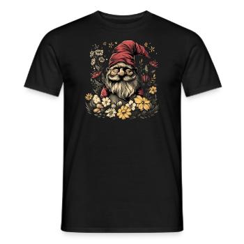 Nain de jardin drôle - T-shirt homme - noir - Devant - AI Model Male 178 light (178cm)