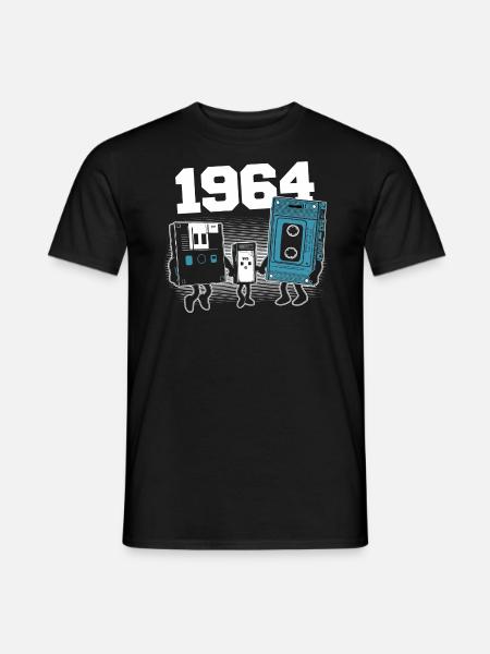 Jahrgang Jahrgang 1964 Geburtstagsgeschenk 1964 - Männer T-Shirt - Schwarz