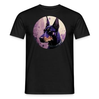 Cool Doberman - T-shirt homme - noir - Devant - AI Model Male 178 light (178cm)