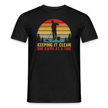 Concierge - Concierge Gardien - Concierge Humour - T-shirt homme - noir - Devant - AI Model Male 178 light (178cm)
