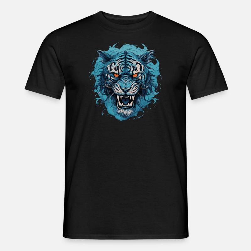 Tiger - Männer T-Shirt - Schwarz