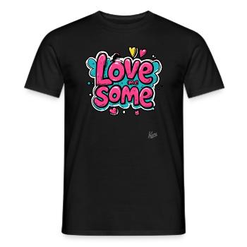 Liebe mich das - Männer T-Shirt - Schwarz - Vorne - AI Model Male 178 light (178cm)