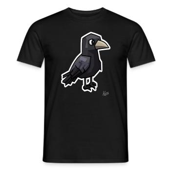 Seltsamer dunkler Rabe - Männer T-Shirt - Schwarz - Vorne - AI Model Male 178 light (178cm)