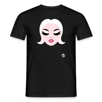 Schönes Mädchen - Männer T-Shirt - Schwarz - Vorne - AI Model Male 178 light (178cm)