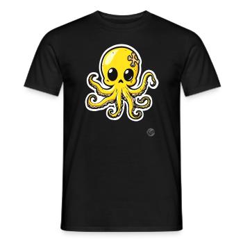 Niedlicher Kraken Oktopus - Männer T-Shirt - Schwarz - Vorne - AI Model Male 178 light (178cm)