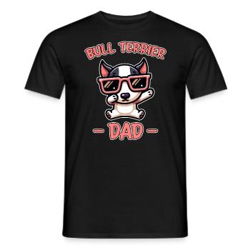 Bull Terrier Saying Funny Bull Terrier Gift - Men's T-Shirt - black - Front - AI Model Male 178 light (178cm)