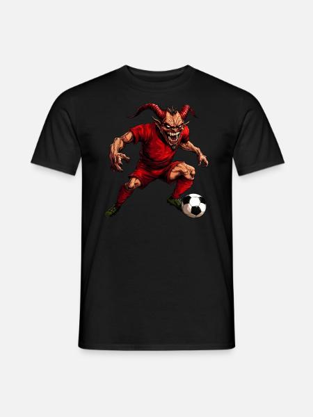 Red Devil Football - Men's T-Shirt - black
