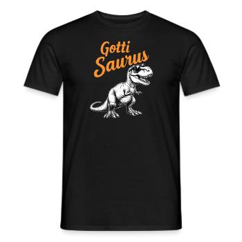 Gotti Saurus Le meilleur motif Gotti pour vous - T-shirt homme - noir - Devant - AI Model Male 178 light (178cm)