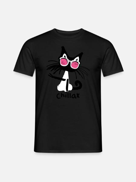 Chillax Cat - Men's T-Shirt - 