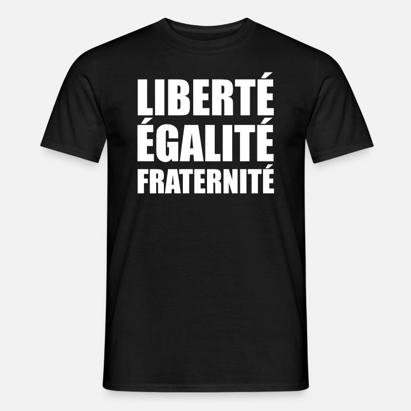Freiheit ich bin Paris Frankreich - Männer T-Shirt - Schwarz