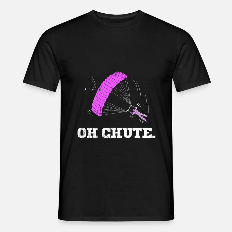 Oh Chute Skydiving - Men’s T-shirt - black
