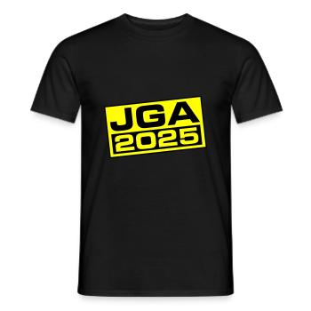 Jga 2025 - Männer T-Shirt - Schwarz - Vorne - AI Model Male 178 light (178cm)