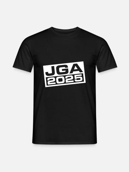 Jga 2025 Junggesellenabschied - Männer T-Shirt - Schwarz