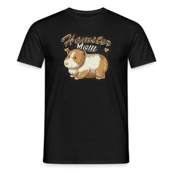 Hamster Maman Animaux Cadeau Animal Love Sweet - T-shirt homme - noir - Devant - AI Model Male 178 light (178cm)