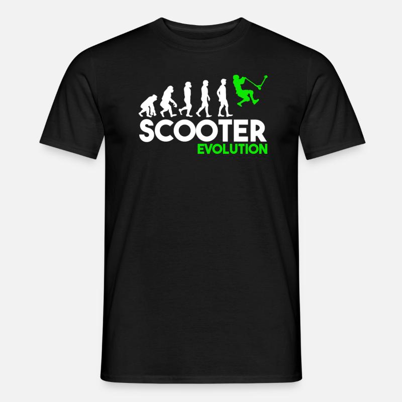 Scooter Evolution Cascade Scooter garçon scooter - T-shirt homme - noir