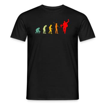 Evolution Aperitif lustiges Geschenk Mann - Männer T-Shirt - Schwarz - Vorne - AI Model Male 178 light (178cm)
