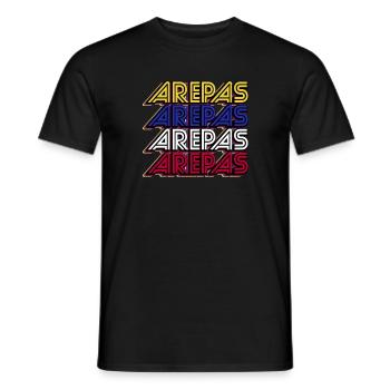 Venezuela Traditional South American Arepas - Men's T-Shirt - black - Front - AI Model Male 178 light (178cm)