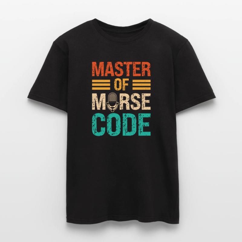 Maître du dicton en code Morse - Conférencier du programme T-shirt homme