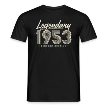 Legendary since 1953 - Men's T-Shirt - black - Front - AI Model Male 178 light (178cm)