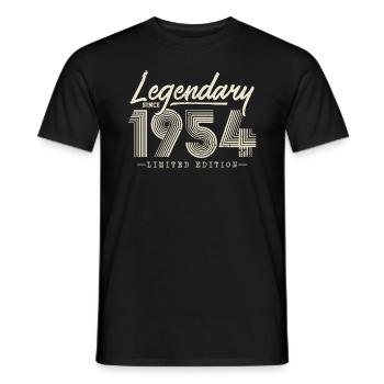 Legendary since 1954 - Men's T-Shirt - black - Front - AI Model Male 178 light (178cm)