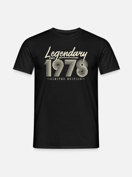 Legendary since 1978 - Men's T-Shirt - black