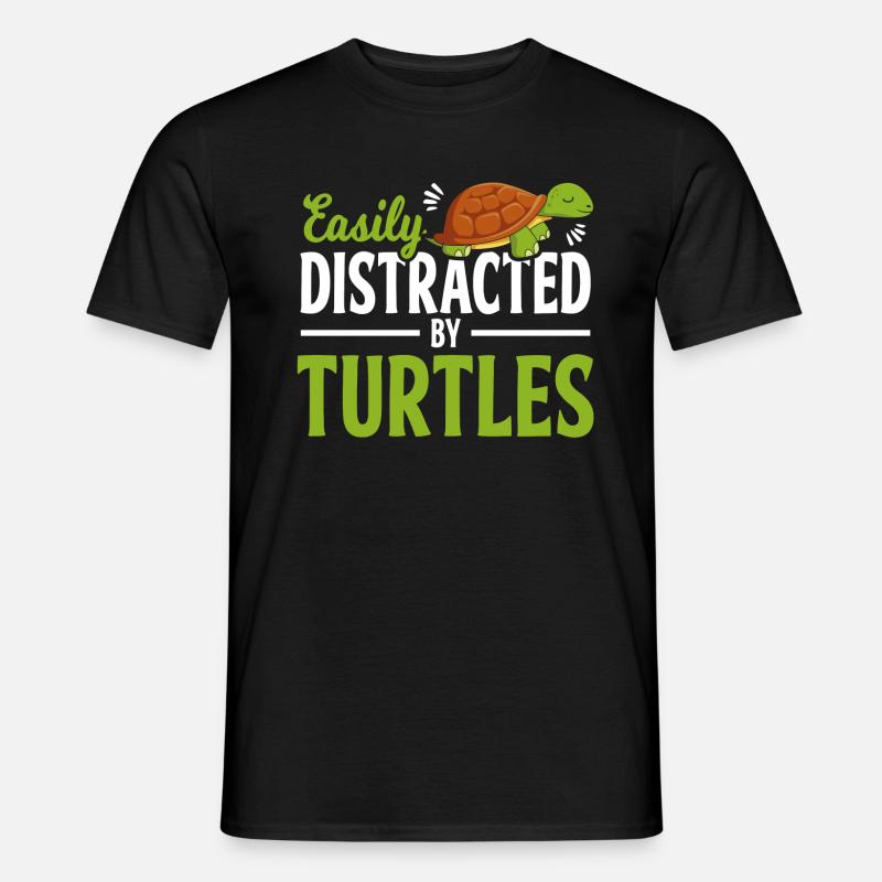 Turtle And Turtle - Men's T-Shirt - black