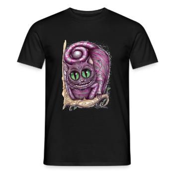 Stregatto Art 3 - Men's T-Shirt - black - Front - AI Model Male 178 light (178cm)