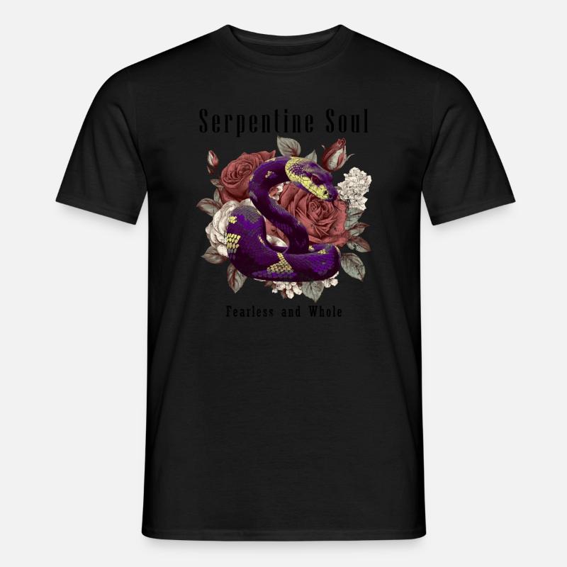 Schlangenseele - Männer T-Shirt - undefined