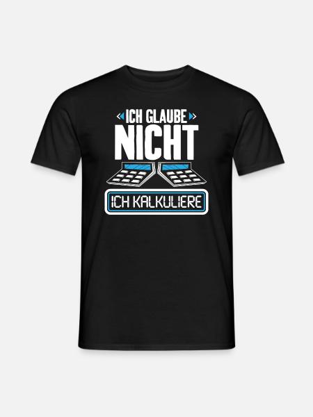 Steuerberater Steuerfachangestellte Buchhalter - Männer T-Shirt - Schwarz