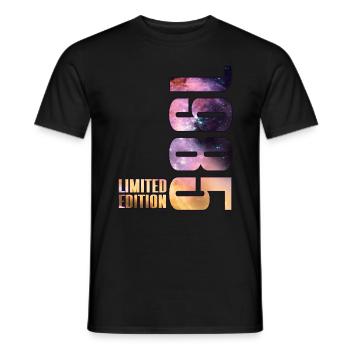 1985 Vintage Born Edition Limitée - T-shirt homme - noir - Devant - AI Model Male 178 light (178cm)