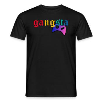 Gangster de salon - T-shirt homme - noir - Devant - AI Model Male 178 light (178cm)